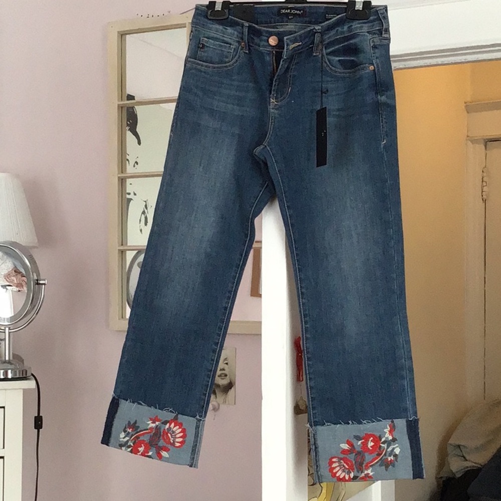 Dear John embroidered jeans